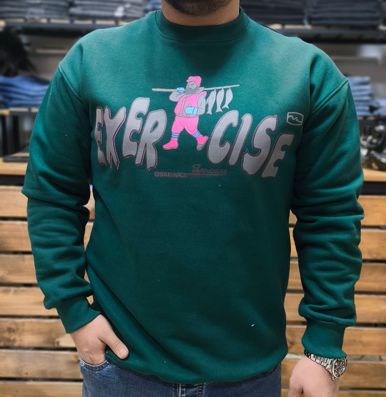 دورس سبز چاپ دار exercise