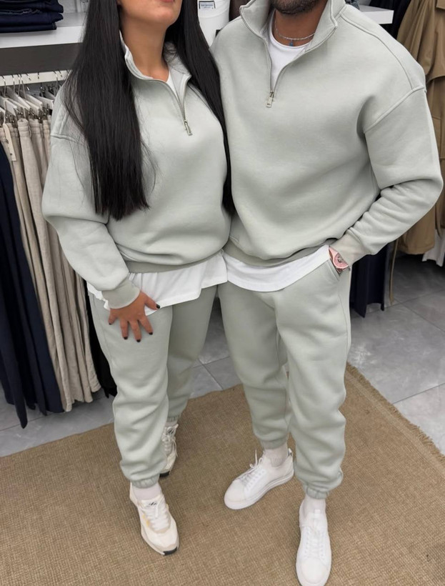 ست دورس و شلوار طوسی