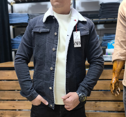 کت جین زغالی