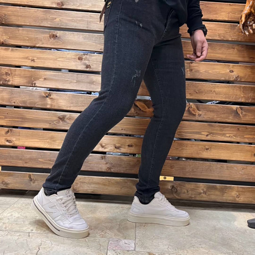 شلوار اسلیم فیت زغالی