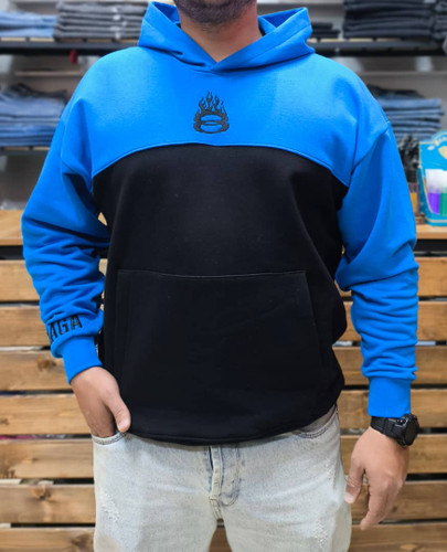 هودی مشکی ابی