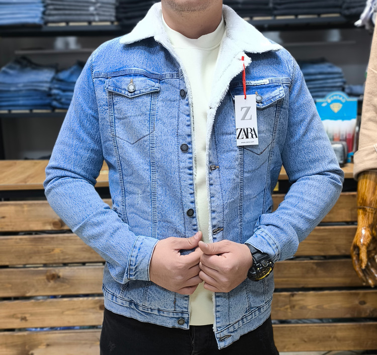 کت داخل خز آبی